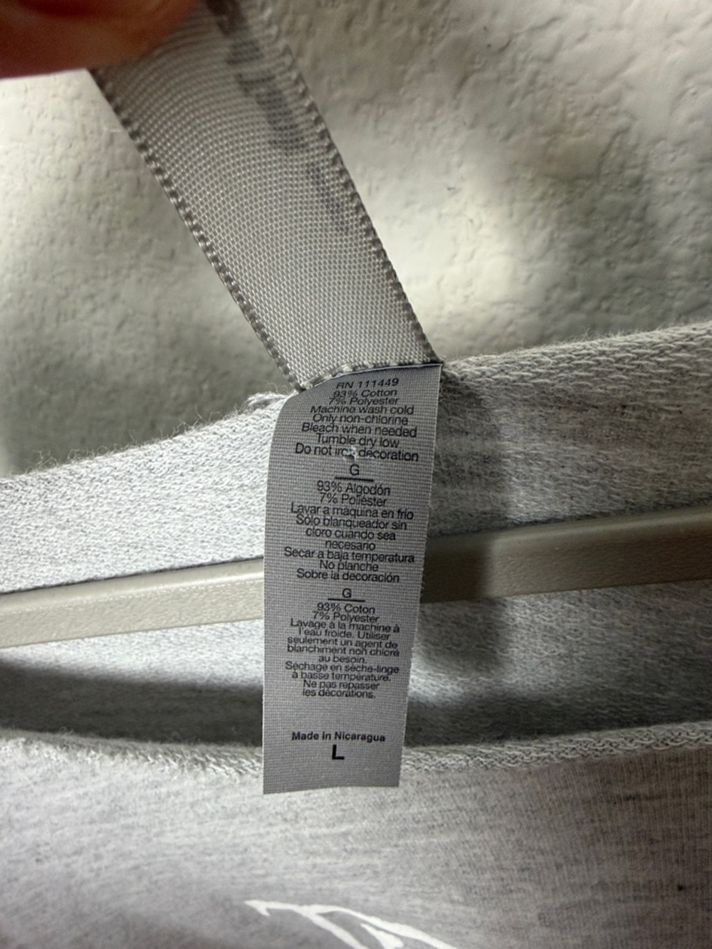 Thread Tan Boatneck ¾ Sleeve Lightweight Sweatshirt Size Large - Picture 4 of 4